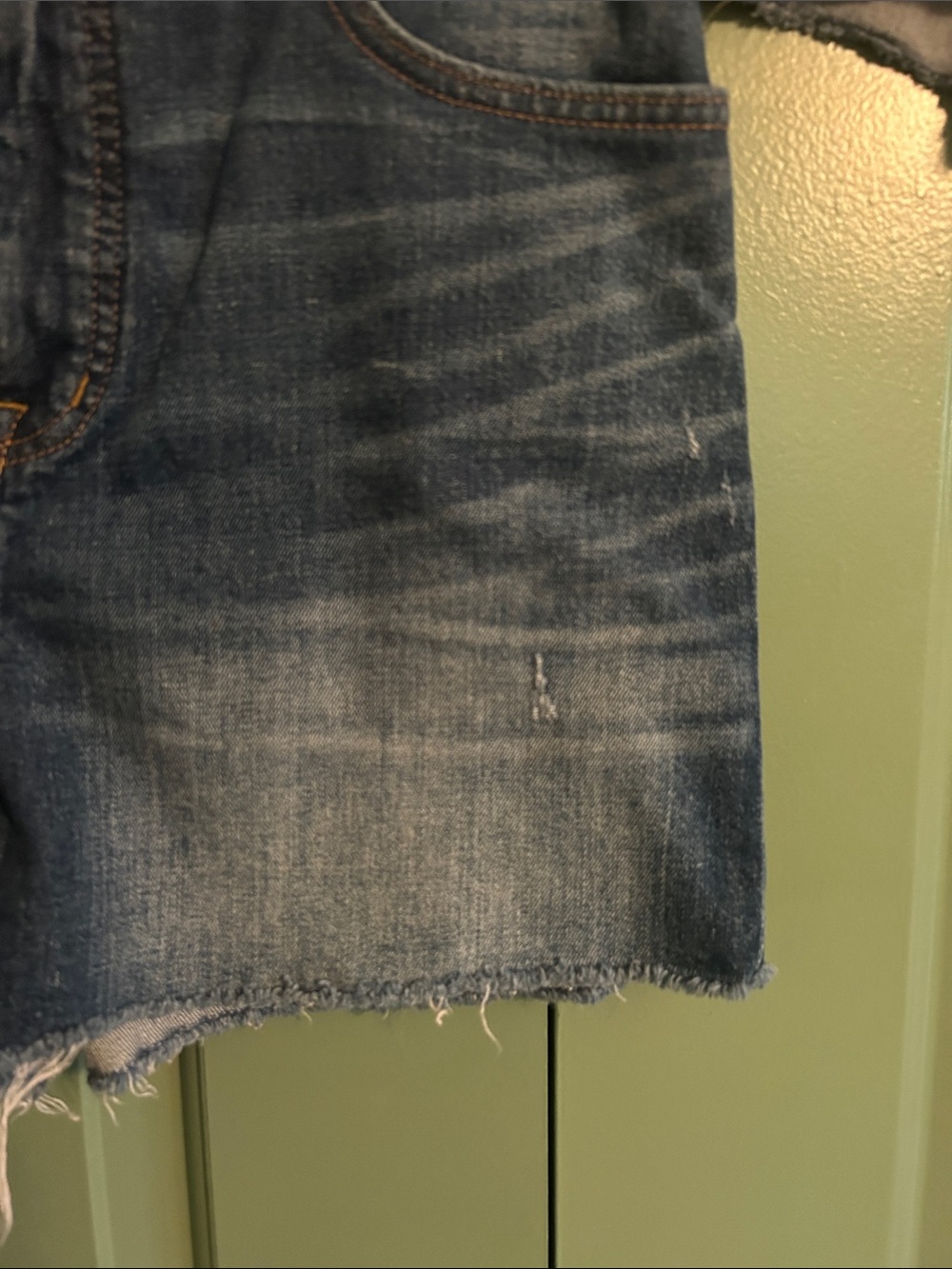 High Rise denim shorts - Picture 3 of 14